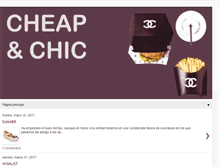 Tablet Screenshot of bycheapandchic.com